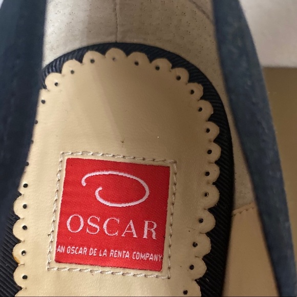 OSCAR DE LA RENTA BLACK SUEDE SHOES - Picture 7 of 10